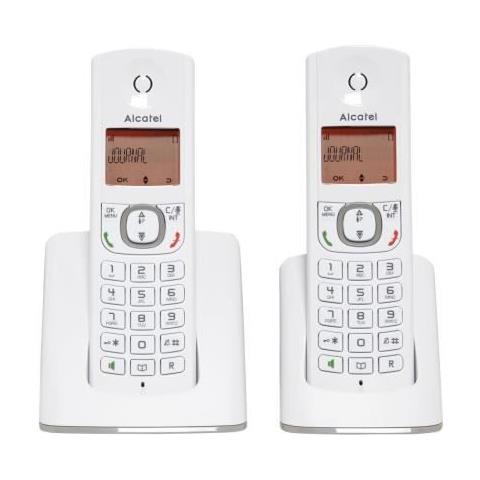 F530 Telefono DECT Identificatore di chiamata Grigio, Bianco - Foto 1