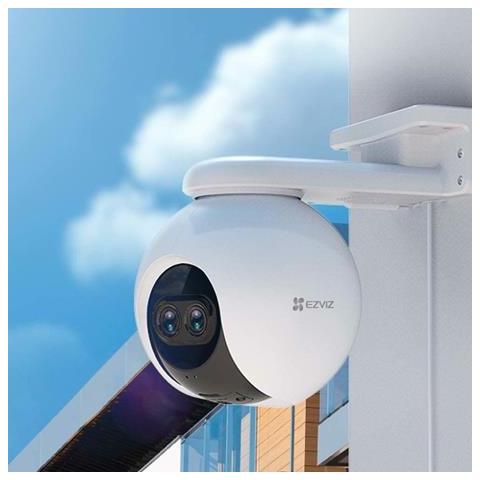 Telecamera di Sorveglianza / Sicurezza IP C8PF con Risuolzione 1920 x 1080 Pixel Wi-Fi Slot MicroSD Colore Bianco  - Foto 4