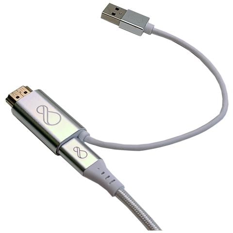 O-HDMI-TO-USBC-2 adattatore grafico USB 3840 x 2160 Pixel Bianco - Foto 2