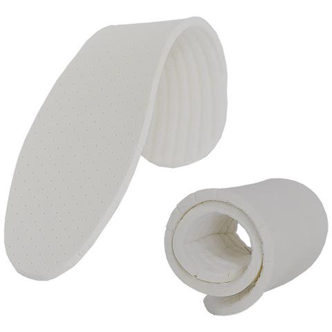 Un Paio Di Solette Gingham Terry Latex Bianche White 37/38: 24,5x8 Cm - Foto 1
