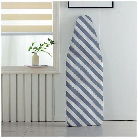 Copriasse Da Stiro A Righe Oblique Con Clip Di Fissaggio Rete Isolante Antiscottatura Multicolore 148 X 48 Cm - Foto 2