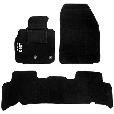 Tappetini Auto Compatibili Per X-mod | Tappeti Sagomati | In Moquette Nera | Logo Ricamato Battitacco E 2 Clip Di Fissaggio | Accessori Interni - Foto 1