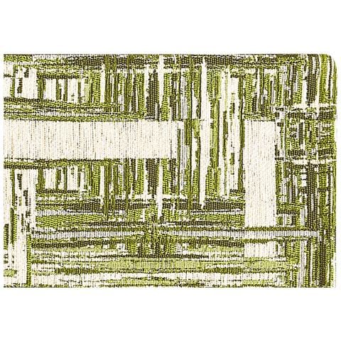Tappeto Arredo Salotto Antiscivolo Scendiletto Camera Dis. Bangkok By Suardi 175x240 Verde - Foto 2
