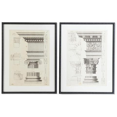 Quadro 60 X 3 X 76 Cm Neoclassico (2 Unità) - Foto 1