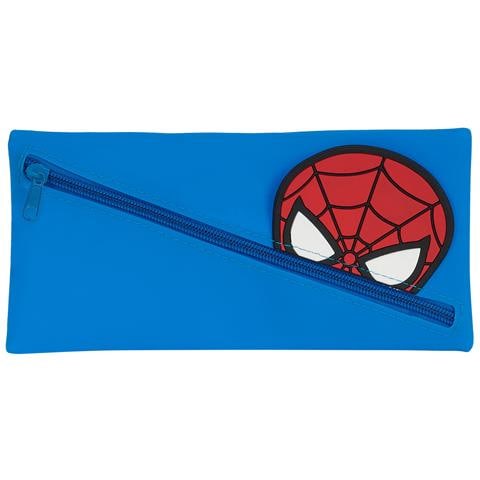 Astuccio Scuola Spider-man Blu Marino 22 X 11 X 1 Cm - Foto 1