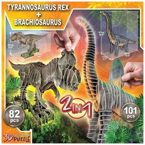 Puzzle 3d Educa Dinosauri Puzzle X 2 - Foto 1