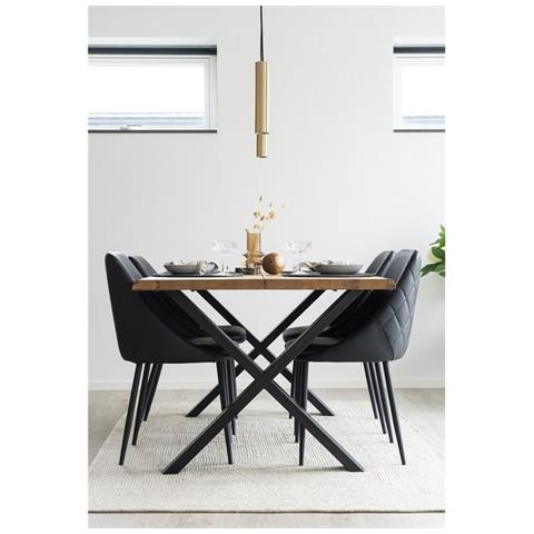 Lampada A Sospensione Paris - Ottone - Metallo - 6x6x28 Cm - Foto 6