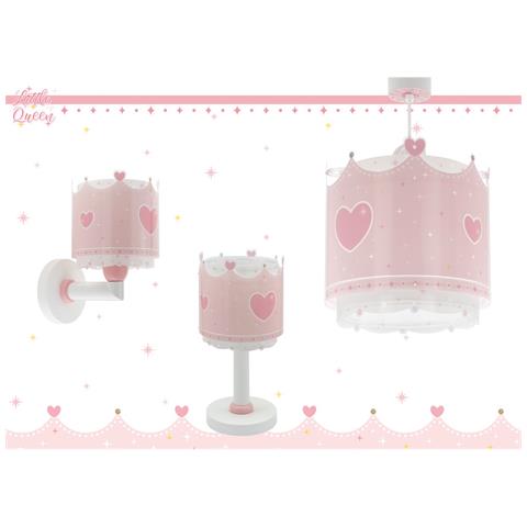 Lampada Da Comodino Per Bambini Little Queen Piccola Regina Corona E Cuori - Foto 8