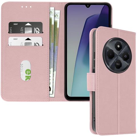 Custodia Per Xiaomi Redmi 14c Copertina Portafoglio E Supporto Video - Foto 1