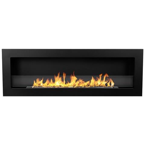 Camino A Bioetanolo Da Incasso Parete Biocamino 120x40 Livorno 120 Nero - Foto 1