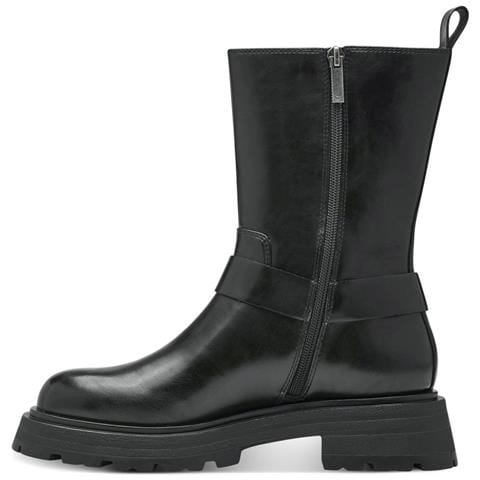 Black Casual Closed Booties Stivaletti Sintetico E Tessile Scarpe Donna Nero Eu 40, 1-25314-41 001 - Foto 3