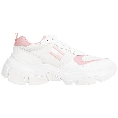Lightweight Hybrid Leisure Trainers Sneakers Pelle Scarpe Donna Rosa Eu 41, En0en02566 Tic - Foto 2