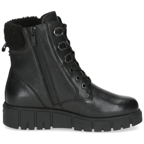 Black Casual Closed Booties Stivaletti Pelle Scarpe Donna Nero Eu 38, 9-26153-43-022 - Foto 3