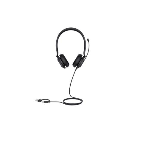 UH35 Dual UC USB-C /A Auricolare Cablato A Padiglione Musica e Chiamate USB Type-C / USB Type-A Nero - Foto 1