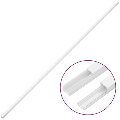 Canalina Per Cavi 15x10 Mm 10 M In Pvc - Foto 3