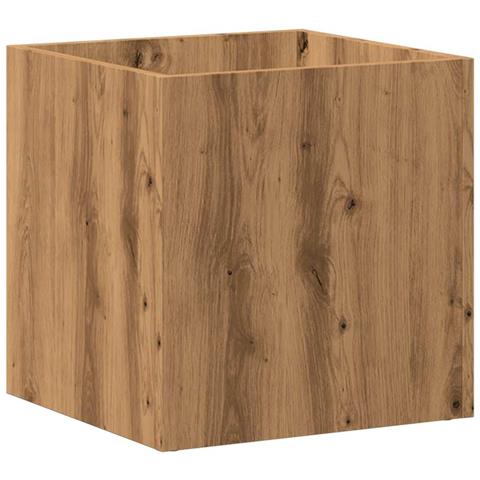 Fioriera Rovere Artigianale 40x40x40 Cm In Legno Multistrato - Foto 2