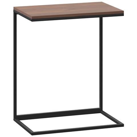 Tavolino Da Salotto Nero 55x35x66 Cm In Legno Multistrato - Foto 1
