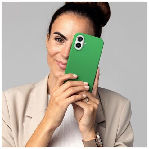 Soft Silicone Case custodia per cellulare 15,5 cm (6.1") Cover Verde - Foto 2
