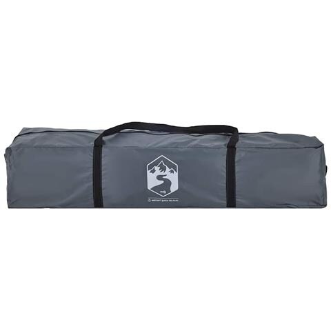 Tenda a Cupola 4 Persone Grigio e Arancione a Rilascio Rapido - Foto 8