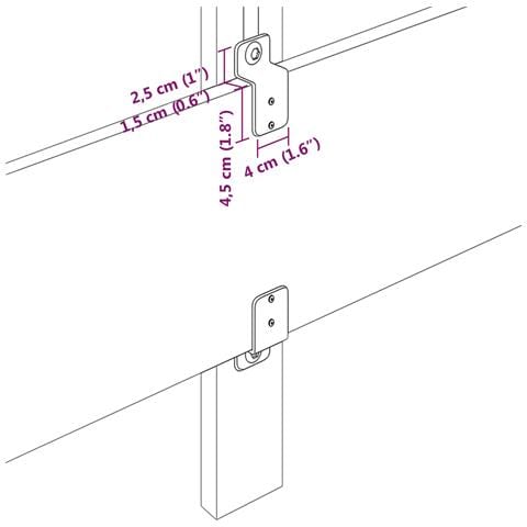 Testiera Pieghettata Grigio chiaro 200 cm Velluto - Foto 7