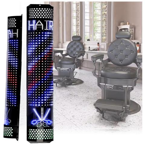 Soffitto A Led Lampada Da Barbiere Barbiere Barbiere Insegna Pubblicitaria 90 Cm - Foto 1