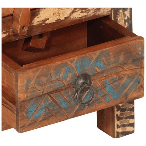 Set Mobili da Bagno 4 pz in Legno Massello di Recupero - Foto 9