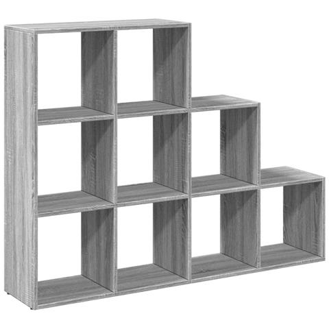Libreria 3 Ripiani Grigio Sonoma 137,5x29x103,5 cm Truciolato - Foto 1