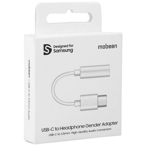 By Mobben Originale Adattatore Audio Da Jack A Type C White Per Smartphone Galaxy - Foto 1