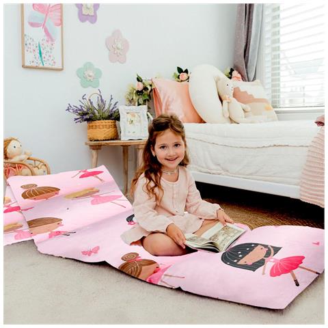 Copertura Per Cuscino Da Pavimento Rosa 85 X 220 Cm - Foto 1