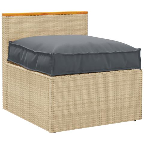 Cuscino per seduta pallet Antracite 70 x 70 x 12 cm - Foto 2