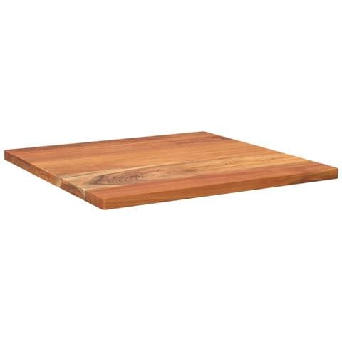 Piano per Tavolo 60x60x3,8 cm Quadrato Legno Massello di Acacia - Foto 2
