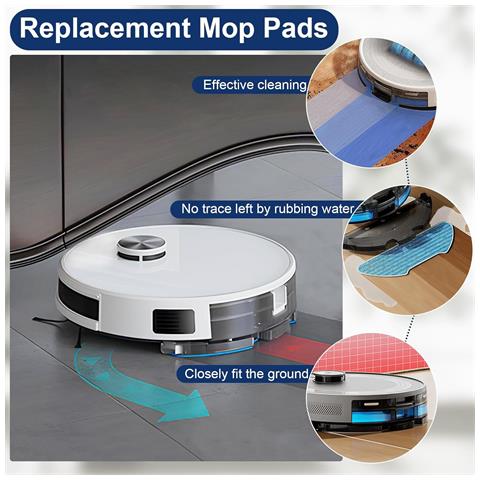 Panni Di Ricambio Compatibili Con Robot Aspirapolvere Lefant M1/m2/m2 Pro /m2s /m2s Pro - Foto 2