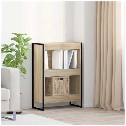 Armadio per Libri Sonoma 80 x 30 x 155 cm Legno multistrato - Foto 2