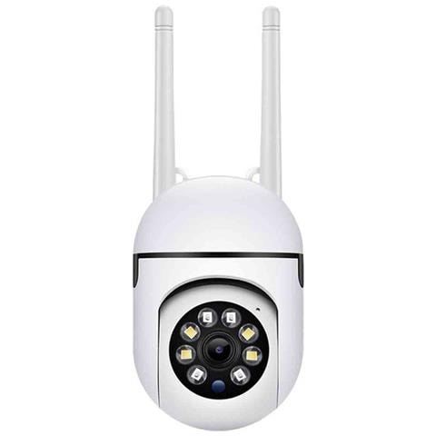 Telecamera Di Sicurezza Wifi Wireless - Visione Notturna A 360°, Sorveglianza Hd Remota Per Interni /esterni - Foto 1