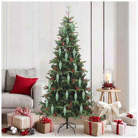 Palla a spirale di Natale 40 pcs Verde Plastica - Foto 2