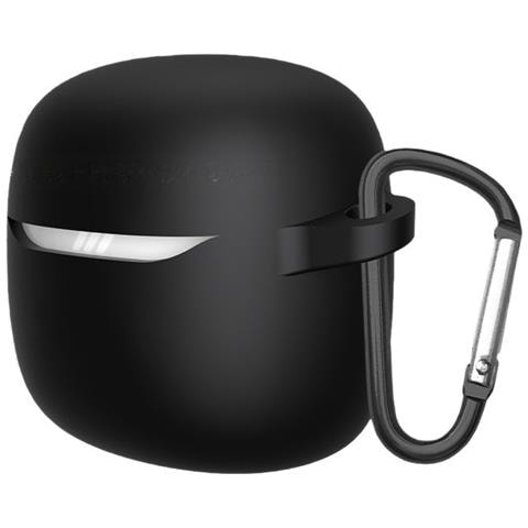 Custodia Protettiva In Silicone Compatibile Con Jbl Tune Flex 2 - Cover Anti-caduta Per Auricolari Black - Foto 1