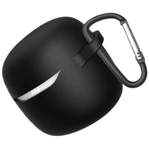 Custodia Protettiva In Silicone Compatibile Con Jbl Tune Flex 2 - Cover Anti-caduta Per Auricolari Black - Foto 3