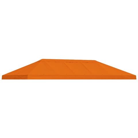 Copertura Tenda Gazebo 6 x 3 m Arancione Poliestere 190 - Foto 1