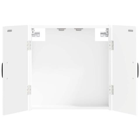 Armadio per Dartboard HAARLEM Bianco 52,5 x 10,5 x 53,5 cm - Foto 1
