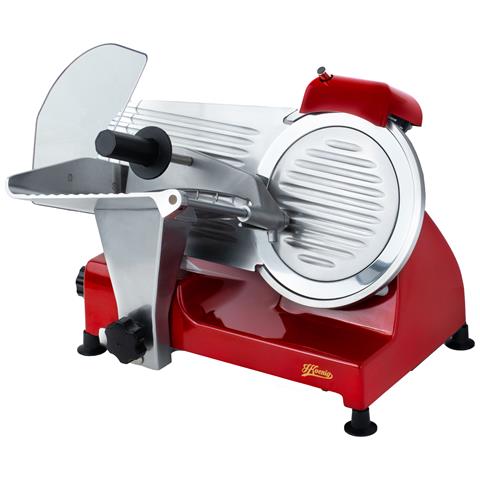 Affettatrice con lama in acciaio inox MSX224, made in Italy 22cm, rossa - Foto 3