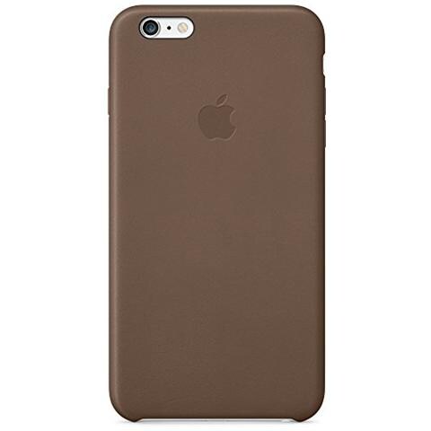 Custodia in Pelle per iPhone 6 Plus - Castagno - Foto 8