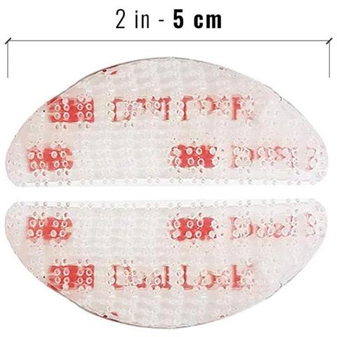 Dual Lock, Sistema di Fissaggio Removibile a Incastro, Trasparente, 2 Pezzi, 20 x 60 mm - Foto 2