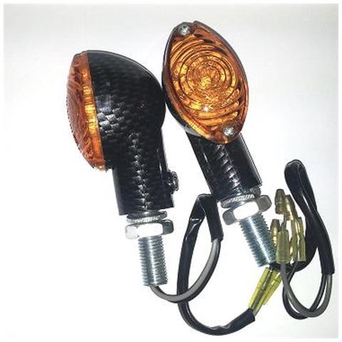 Frecce Indicatori Direzione Led Moto Universali Scooter Custom Naked Carbonio - Foto 1