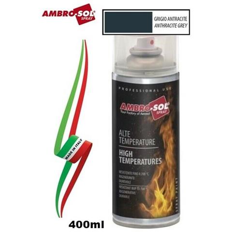 Vernice Spray Alte Temperature Rosso Freni 400ml Bomboletta Smalto V400temp8 - Foto 1