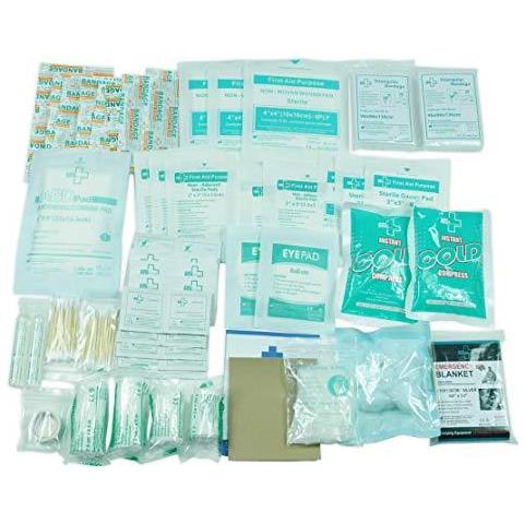 160 Pezzi First Aid Kit Bag Refill Kit - Include Eyewash Instant Impacco Freddo Bende Coperta Di Emergenza Moleskin Pad Garza - La Sostituzione Extra Materiale Medico Per First Aid - Foto 1