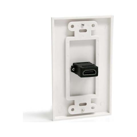 HDMIPLATE Placca copripresa e copri interruttori Bianco - Foto 2