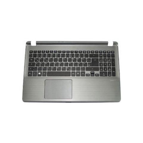UPPER CASE W / TP KB (HEBREW) NBL GRAY, Cover, , Aspire V7-581 & V5-572, Grigio, Ebraico - Foto 1