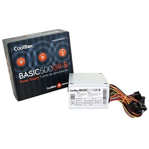 BASIC500GR-S, 20+4 pin ATX, SFX, PC, Bianco, 0 - 50 °C, 10 - 85% - Foto 4