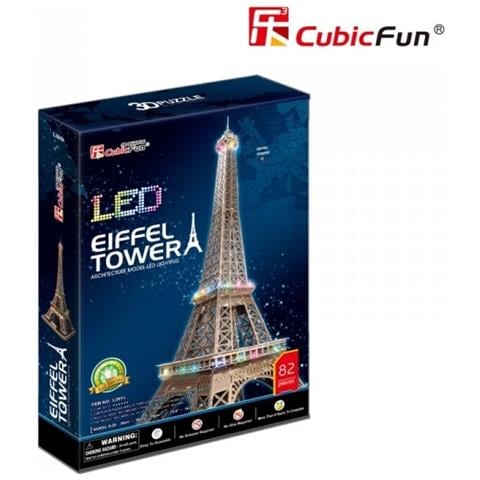 Torre Eiffel Parigi 3d Led Puzzle 78 Cm H - Foto 1