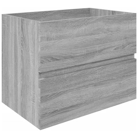 Mobile Lavabo Grigio Sonoma 60x38,5x45 Cm In Legno Multistrato - Foto 1